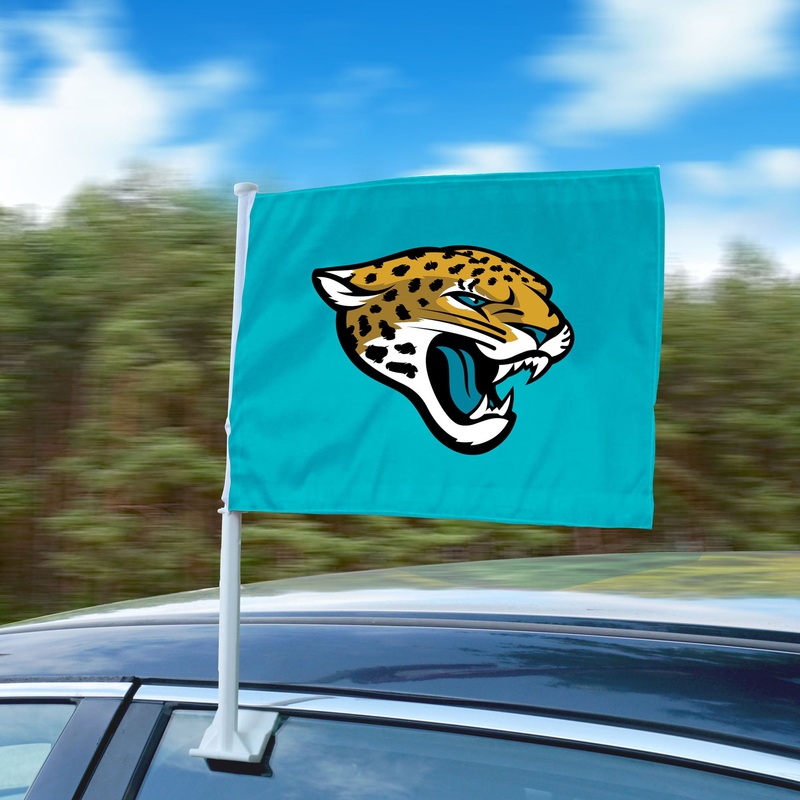 Fanmats Jacksonville Jaguars Car Flag Large 1pc 11 x 14