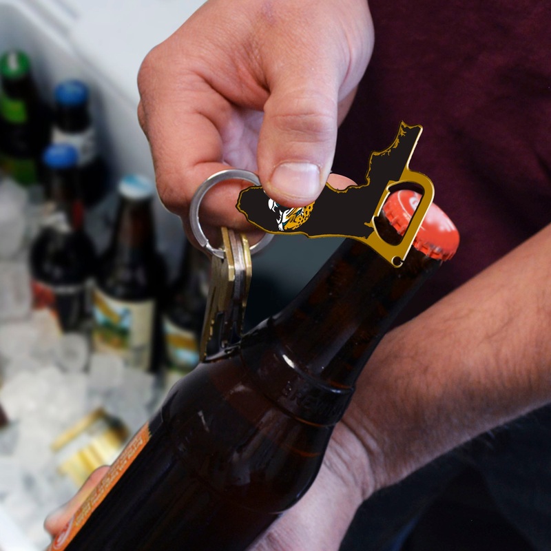 Fanmats Jacksonville Jaguars Keychain Bottle Opener