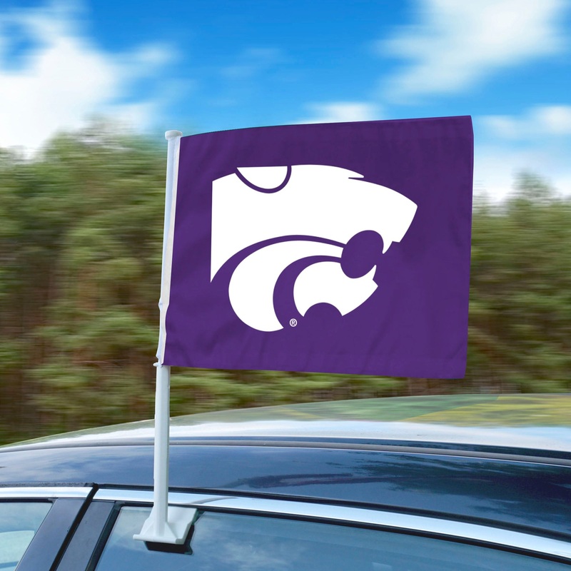 Fanmats Kansas State Wildcats Car Flag Large 1pc 11 x 14