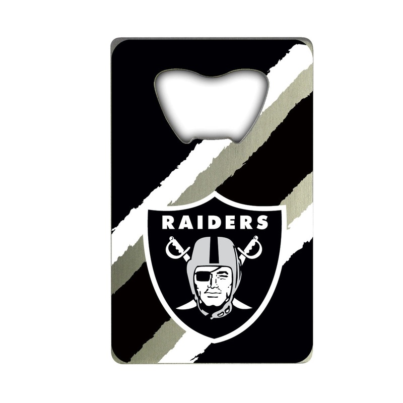 Fanmats Las Vegas Raiders Credit Card Style Bottle Opener – 2 x 3.25