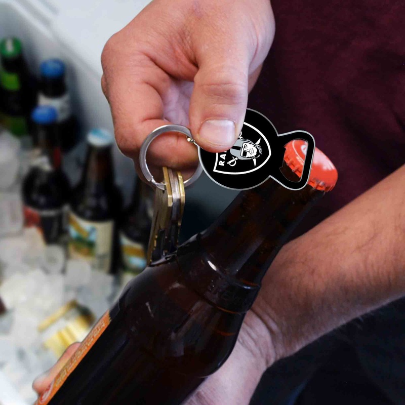 Fanmats Las Vegas Raiders Keychain Bottle Opener