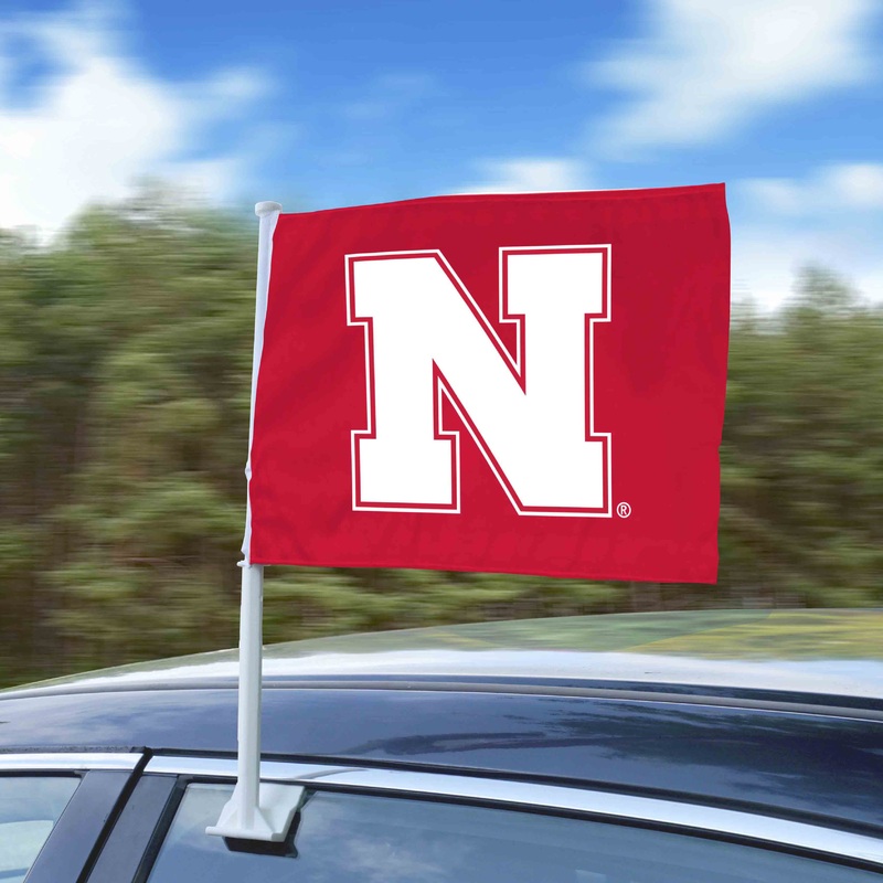 Fanmats Nebraska Cornhuskers Car Flag Large 1pc 11 x 14