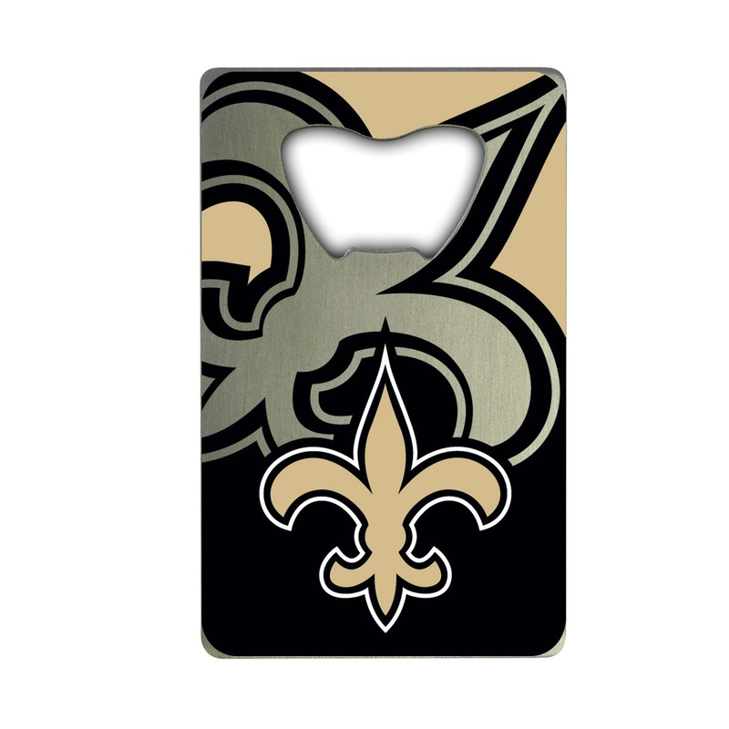 Fanmats New Orleans Saints Credit Card Style Bottle Opener – 2 x 3.25