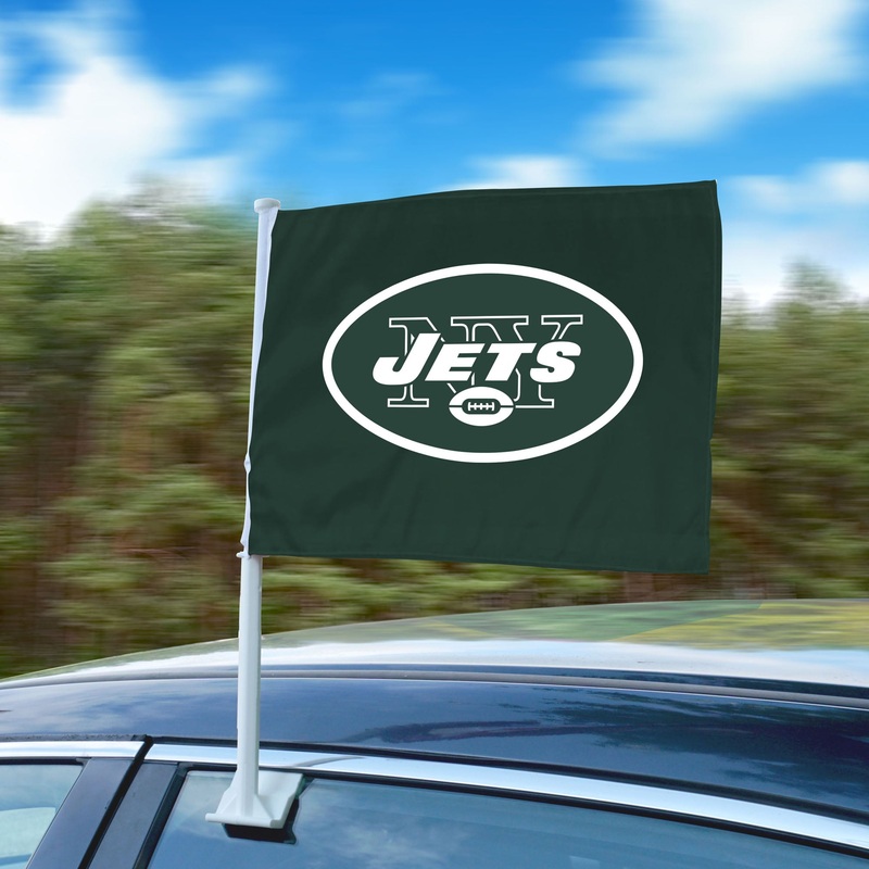 Fanmats New York Jets Car Flag Large 1pc 11 x 14