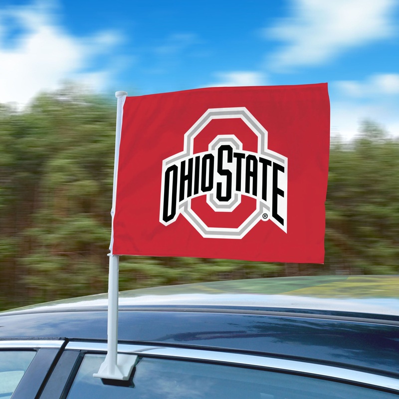 Fanmats Ohio State Buckeyes Car Flag Large 1pc 11 x 14