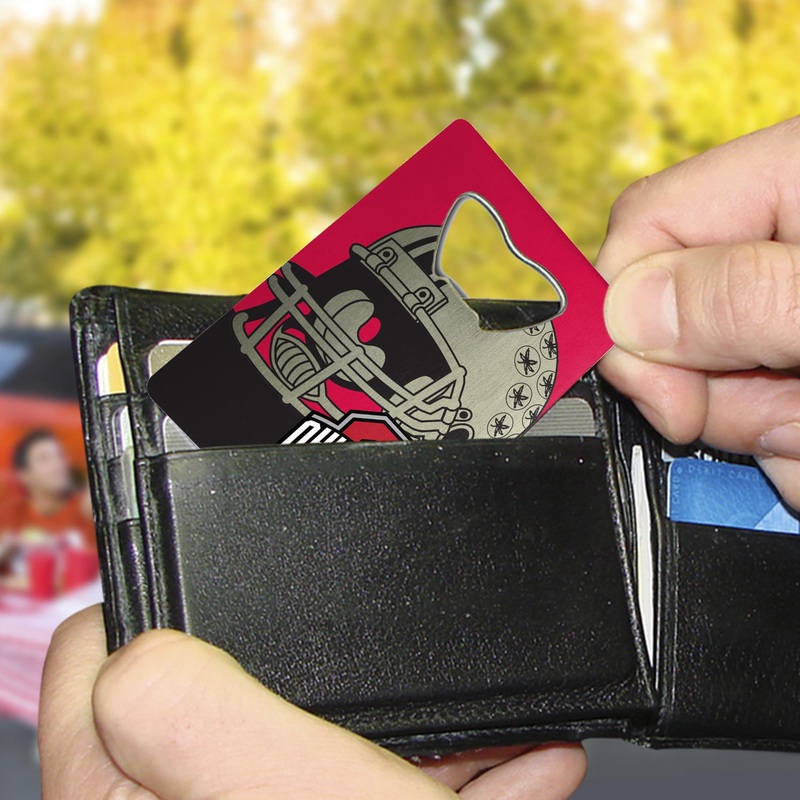 Fanmats Ohio State Buckeyes Credit Card Style Bottle Opener – 2 x 3.25
