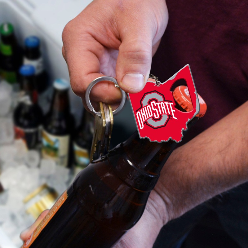 Fanmats Ohio State Buckeyes Keychain Bottle Opener