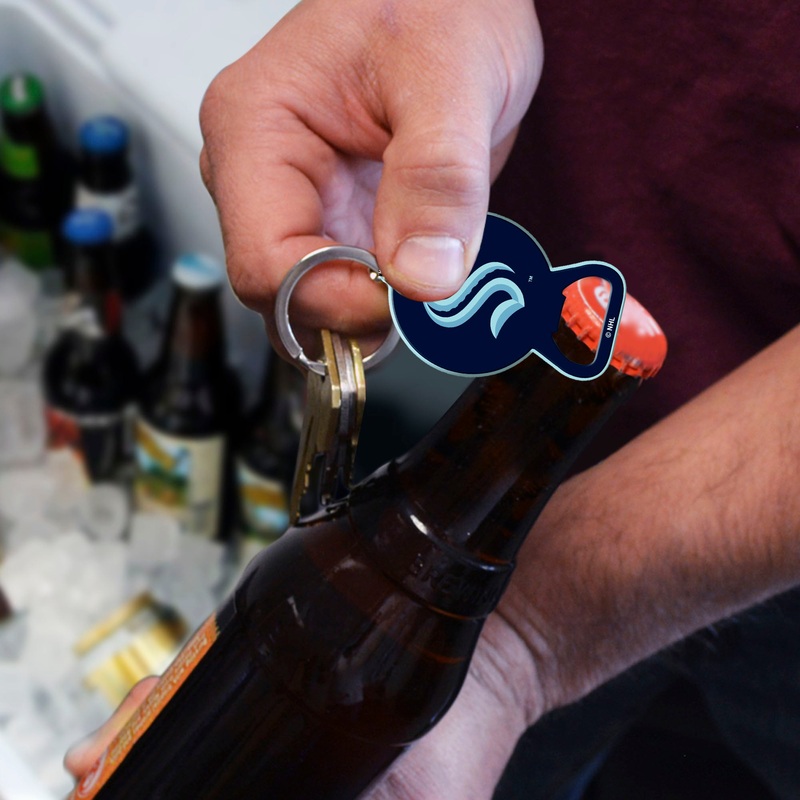 Fanmats Seattle Kraken Keychain Bottle Opener