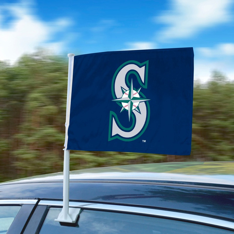 Fanmats Seattle Mariners Car Flag Large 1pc 11 x 14