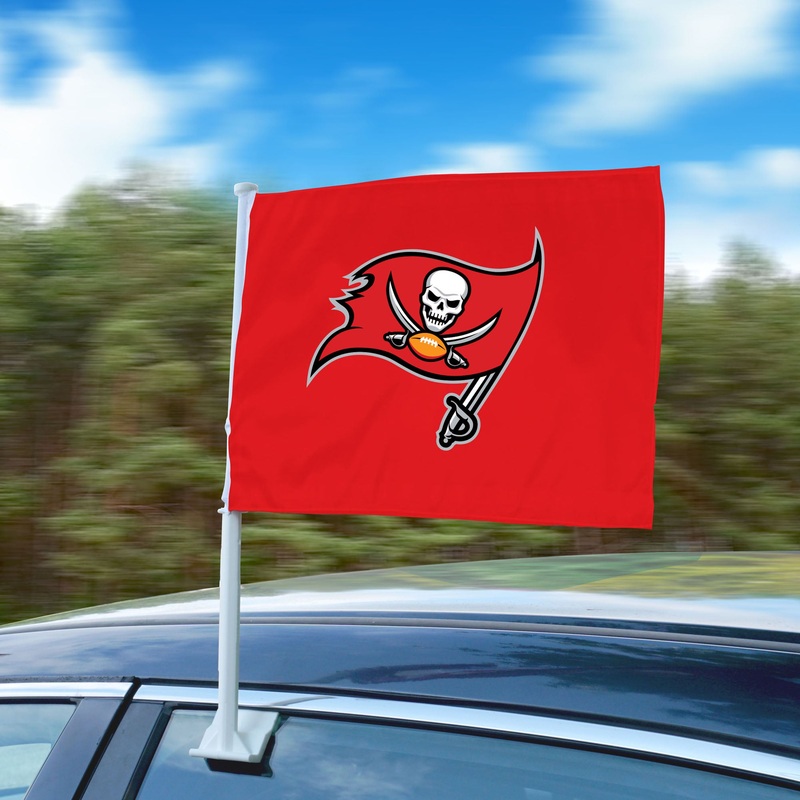 Fanmats Tampa Bay Buccaneers Car Flag Large 1pc 11 x 14