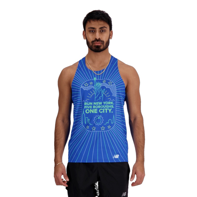 New Balance Men’s NYRR Boroughs Printed Singlet