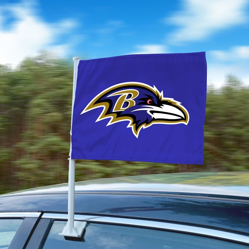 Fanmats Baltimore Ravens Car Flag Large 1pc 11 x 14