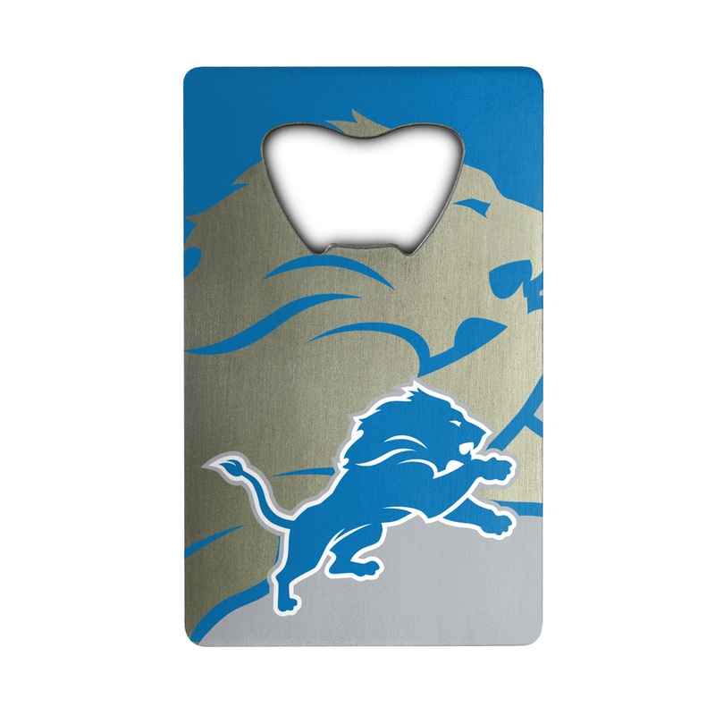 Fanmats Detroit Lions Credit Card Style Bottle Opener – 2 x 3.25