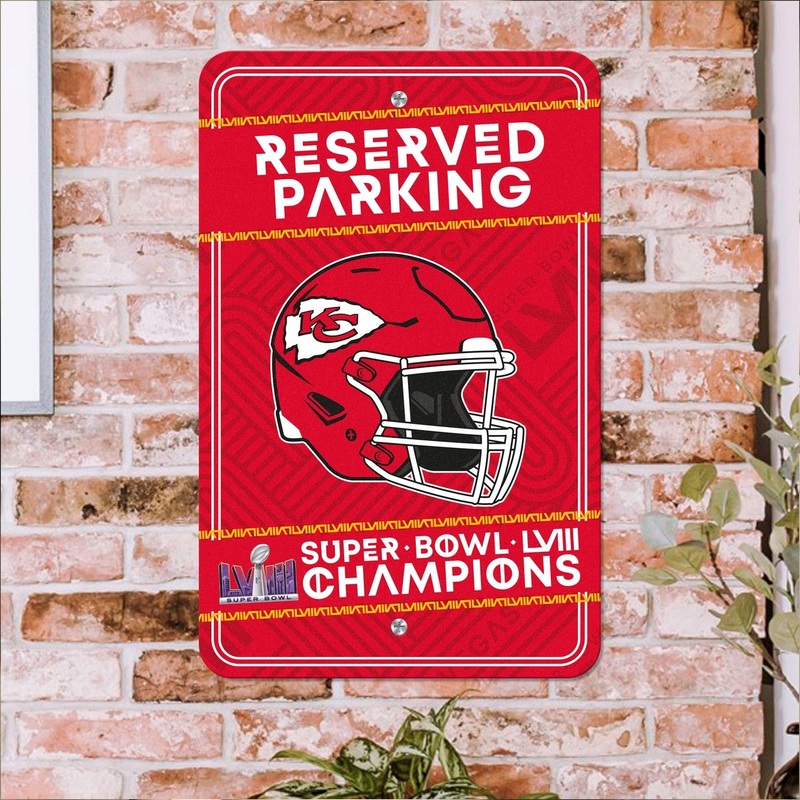 Fanmats Kansas City Chiefs 18 x 12 Parking Sign
