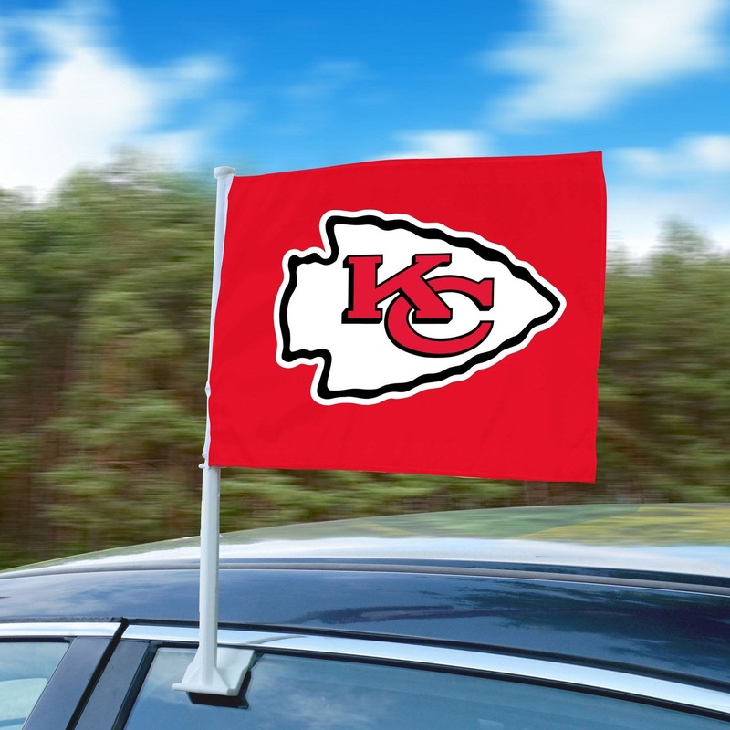Fanmats Kansas City Chiefs Car Flag Large 1pc 11 x 14