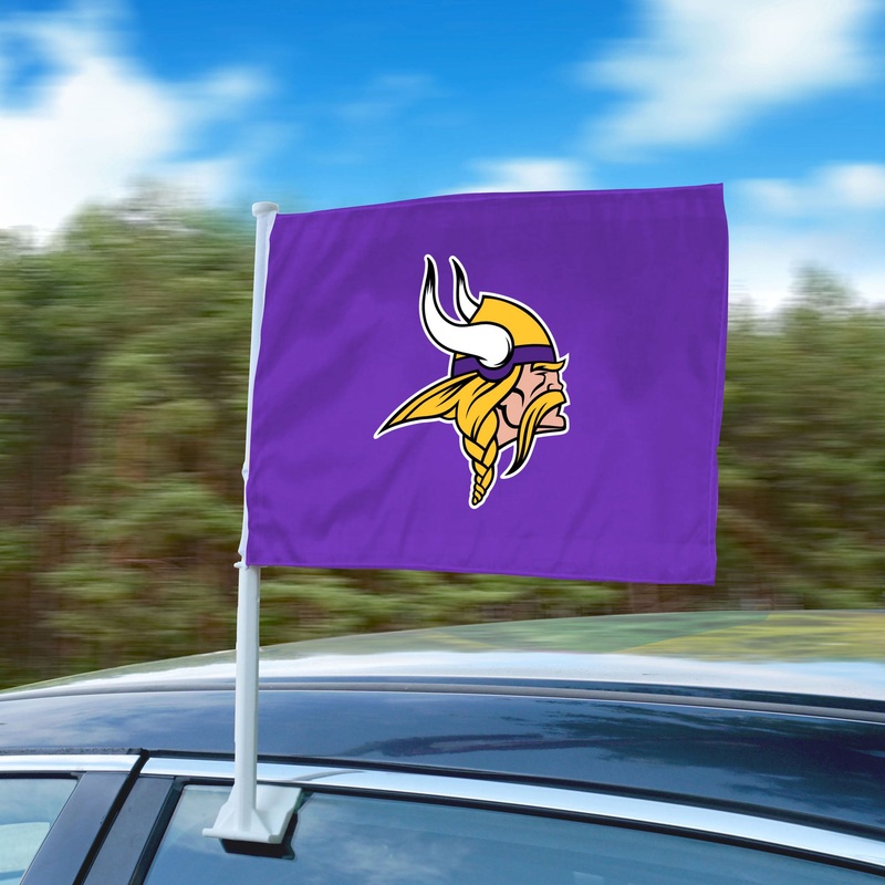 Fanmats Minnesota Vikings Car Flag Large 1pc 11 x 14