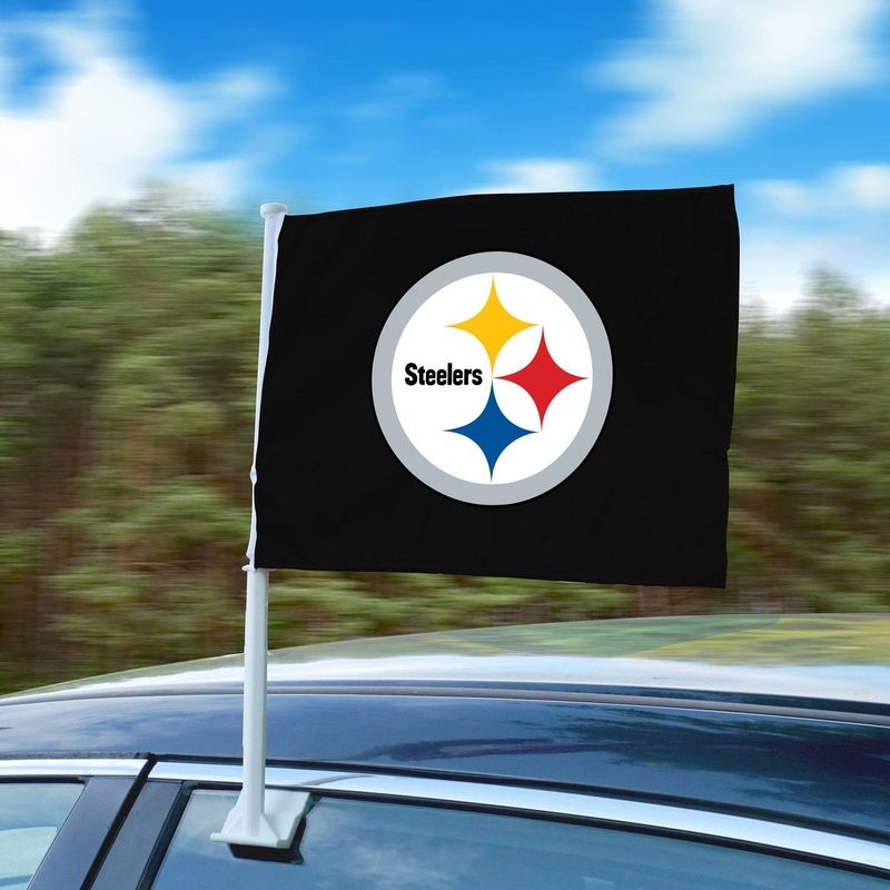 Fanmats Pittsburgh Steelers Car Flag Large 1pc 11 x 14