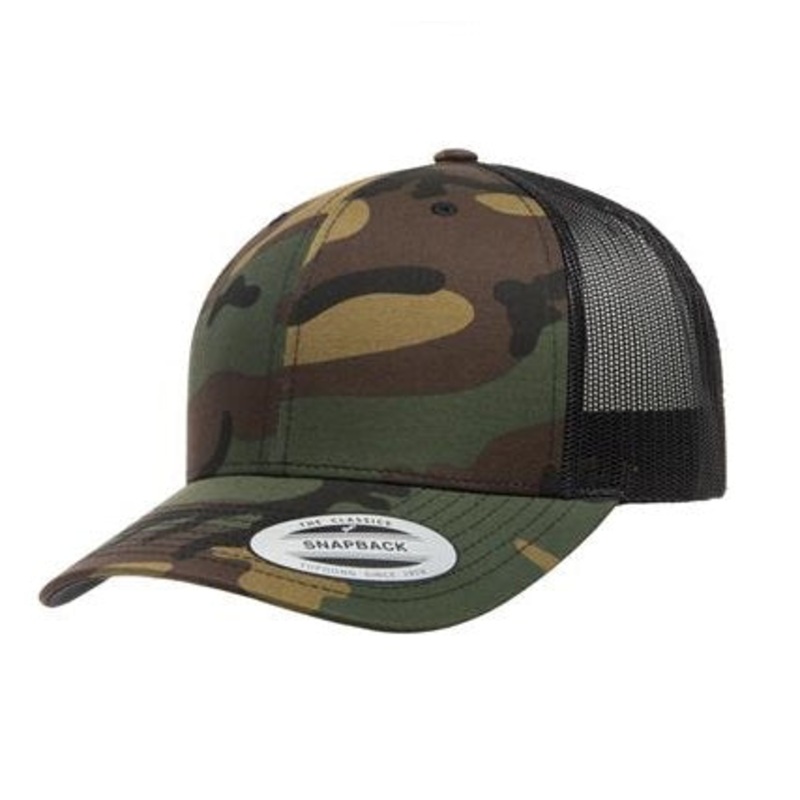 Flexfit Yupoong Classics Retro Trucker Camo Cap