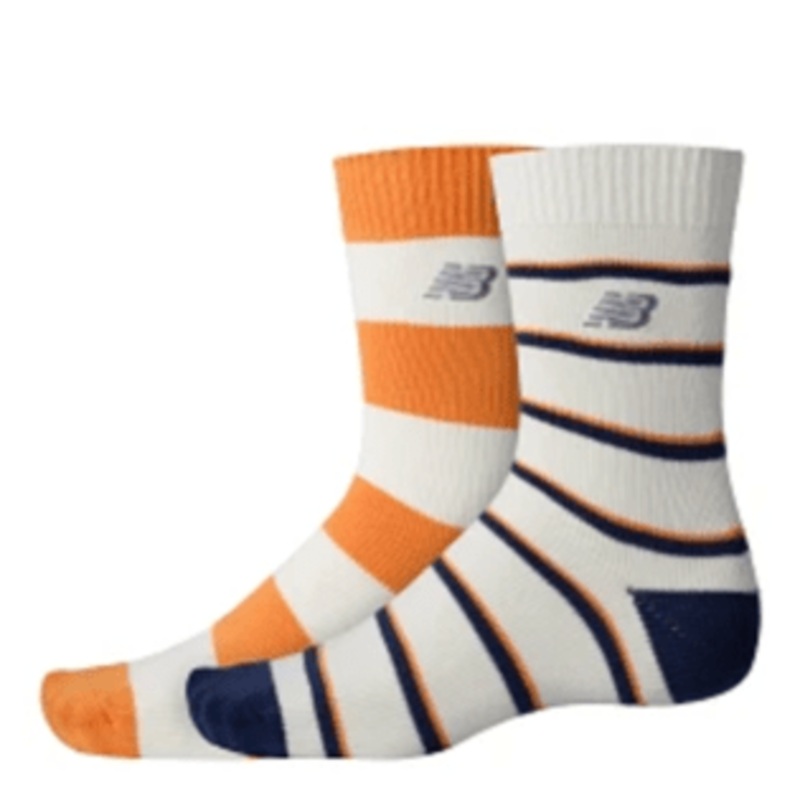 New Balance Retro Stripe Crew Socks 2 Pack
