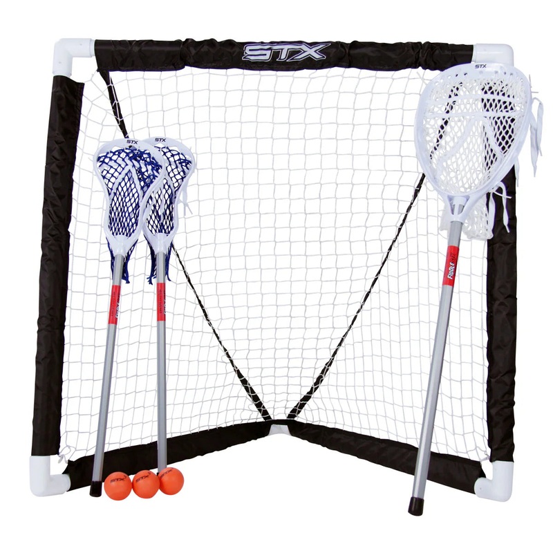 STX Lacrosse Fiddle Game Set – 3 Sticks & Goal