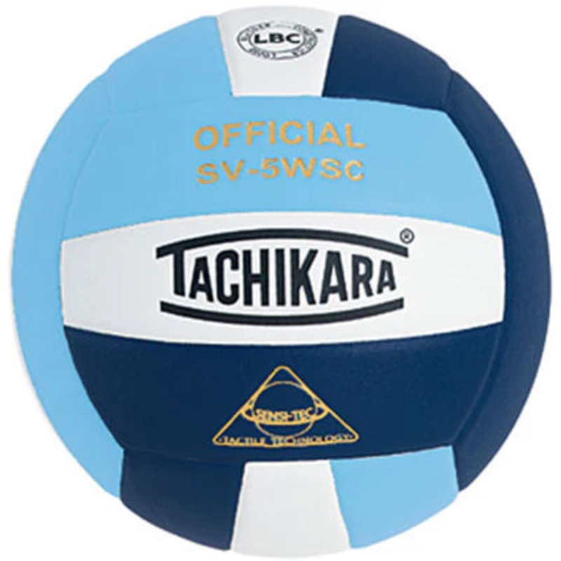 Tachikara SV5-WSC Sensi-Tec Volleyball – Powder Blue/White/Navy