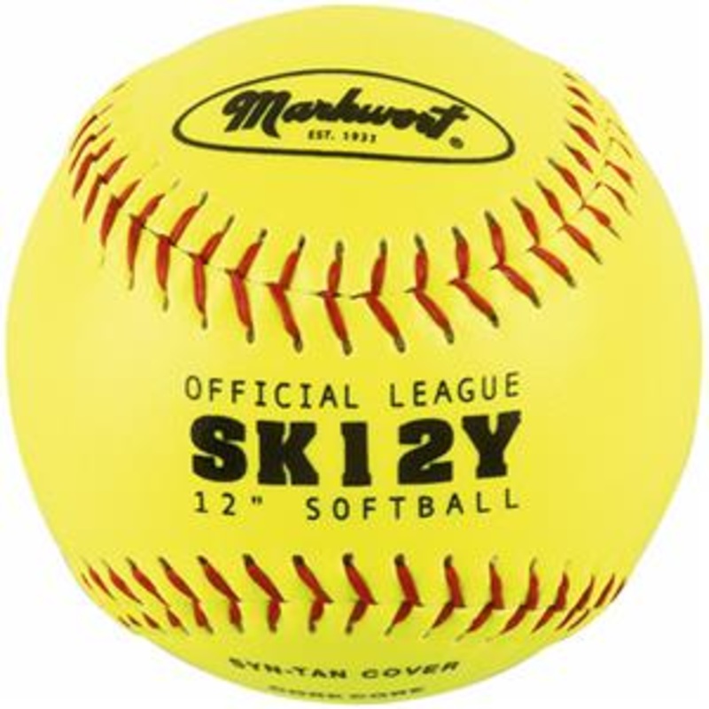 Markwort 12 Synthetic Leather Softballs – Dozen
