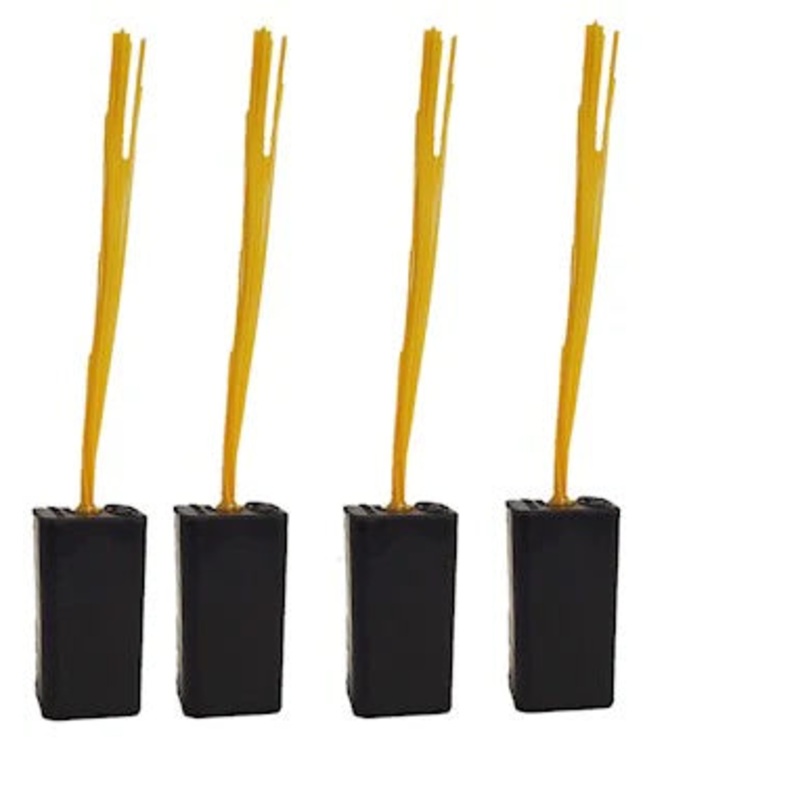 Markwort Black Base Plug w/ Yellow Bristles – 4 Pack