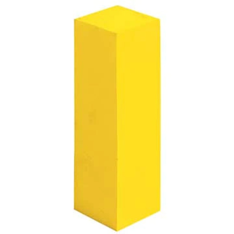 Markwort Foam Rectangle Yellow Base Plug