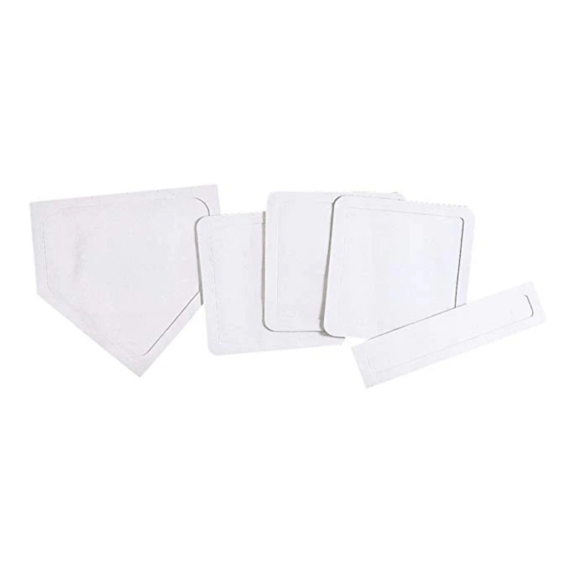 Markwort White 5 Throw Down Bases Piece Set