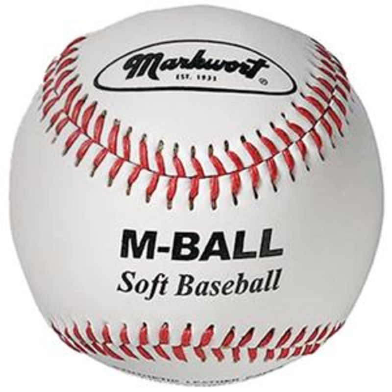 Markwort White Soft Lightweight Youth 9 Baseball – Dozen
