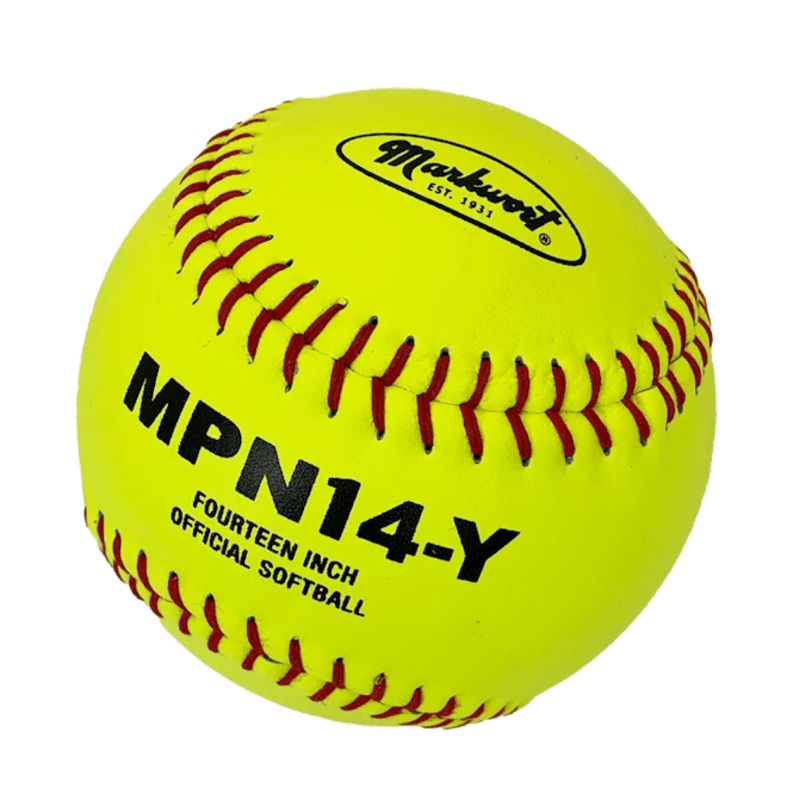 Markwort Yellow Leather 14 Softball