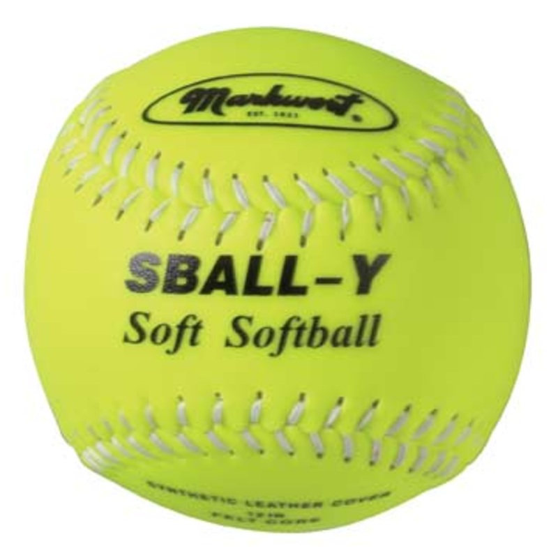 Markwort Yellow Soft 12 Softball – Dozen