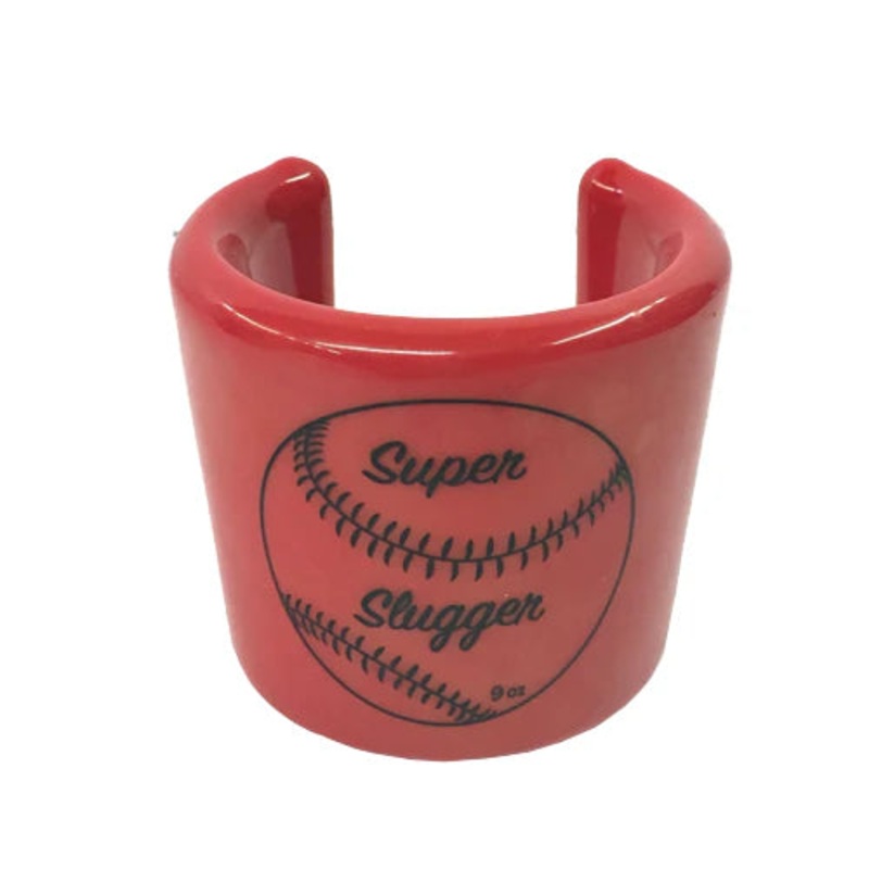 Super Slugger Red Hitting Bat 9 oz. Weight