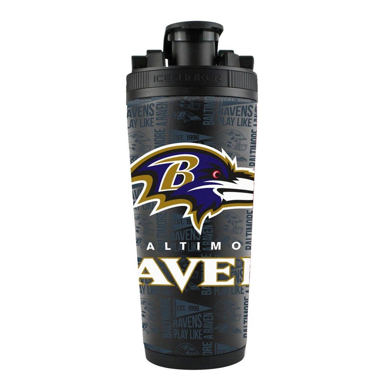 Baltimore Ravens Wincraft Ice Shaker 26oz Stainless Steel