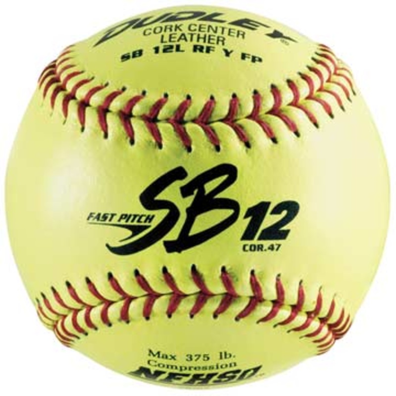 Dudley NFHS 12 Yellow .47/375 Softball – Dozen