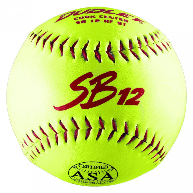 Dudley SB12T-ASA Synthetic .44/375 Softball – Dozen