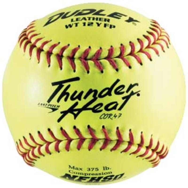 Dudley Thunder Heat WT12 Leather Cover 12 .47/375 Softball – Dozen