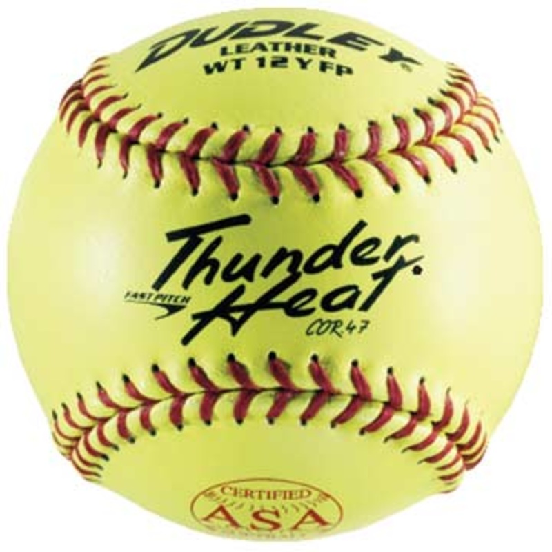 Dudley Thunder Heat WT2 12 Leather Cover .47/375 Softball – Dozen