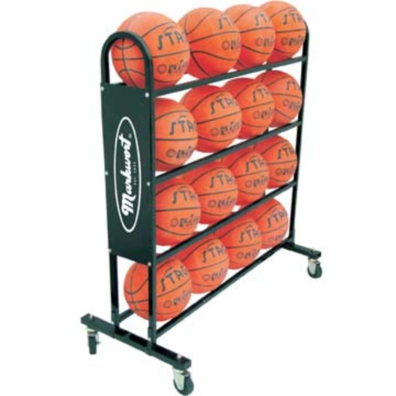 Markwort 16 Ball Basketball Trolley