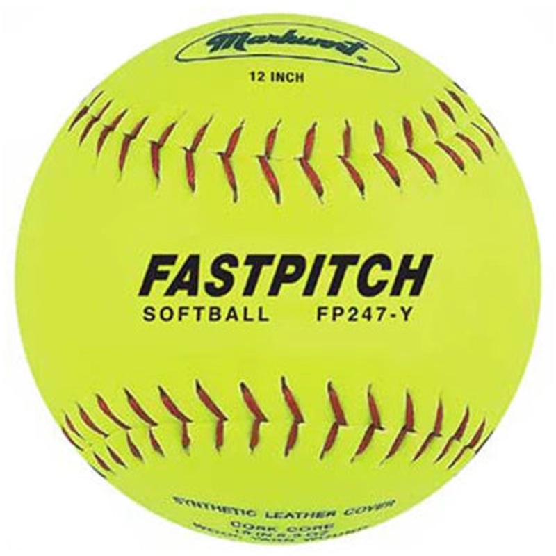 Markwort Yellow 12 FP Softball – Dozen
