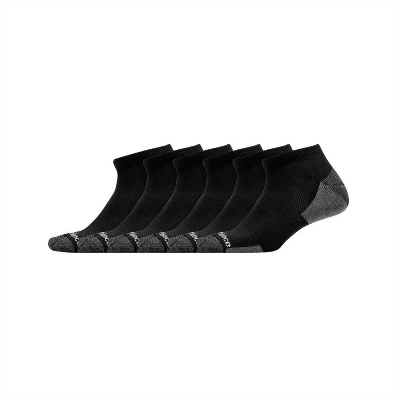 New Balance Cushioned Low Cut Socks 6 Pack