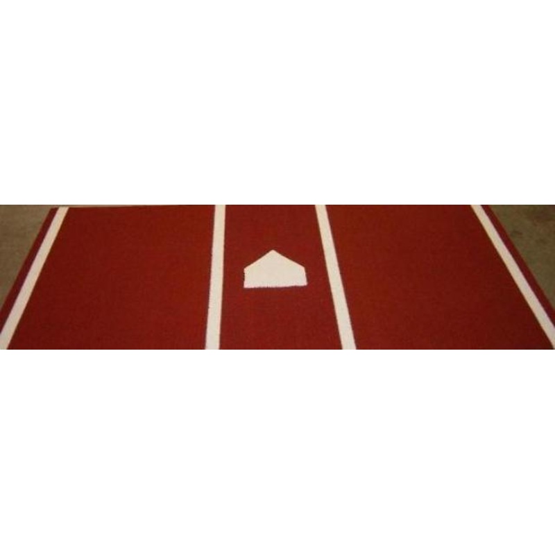 Trigon Sports Pro Turf Home Plate Mat – 6’x12′ Clay