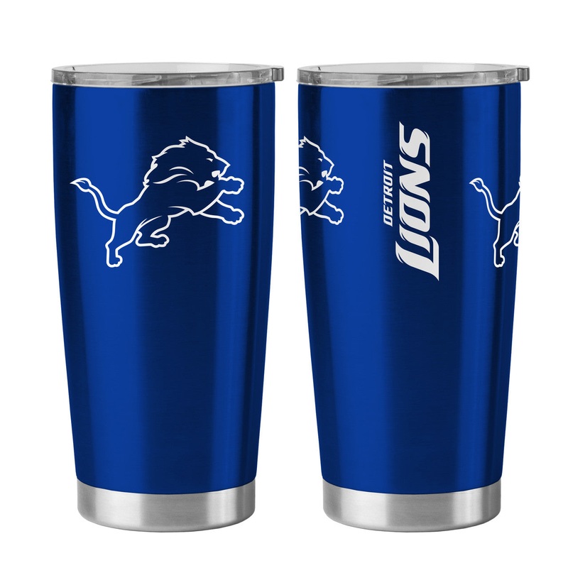 BOELTER Detroit Lions Blue 20oz Ultra Travel Tumbler
