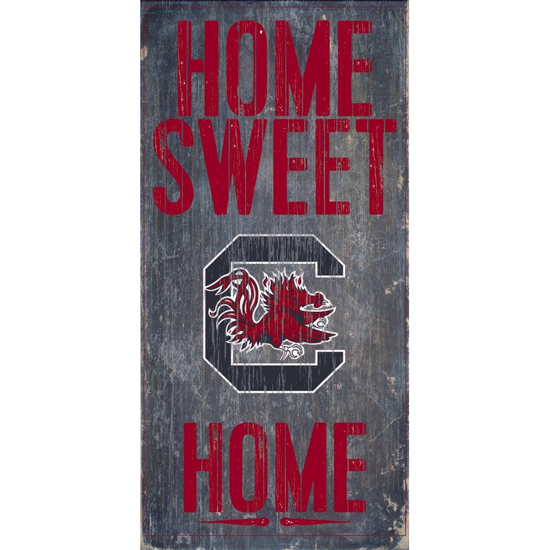 Fan Creations South Carolina Gamecocks Home Sweet Home Wood Sign 6×12