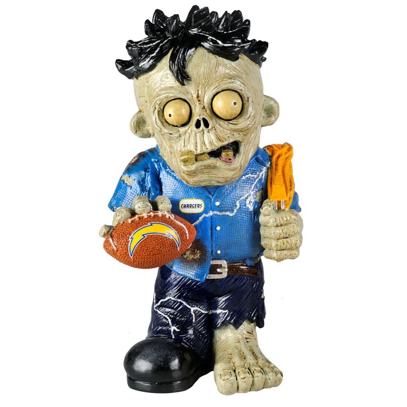 Forever Collectibles Los Angeles Chargers Thematic Zombie Figurine