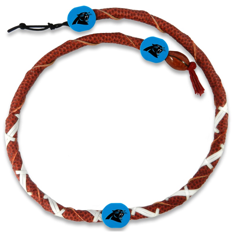 Gamewear Carolina Panthers Spiral Football Necklace