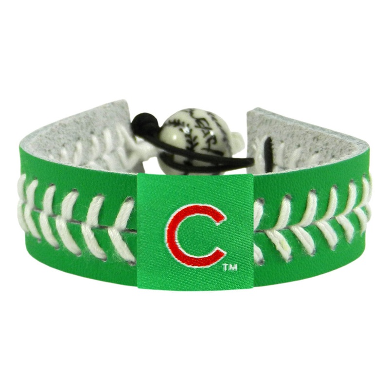 Gamewear Chicago Cubs St. Patrick’s Day Baseball Bracelet