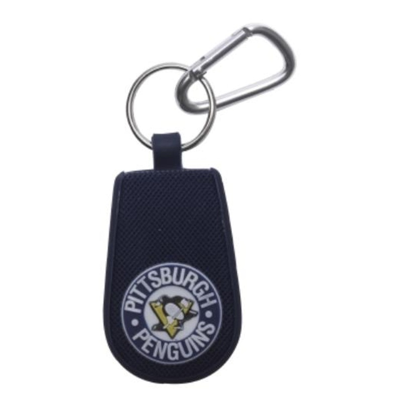 Gamewear Pittsburgh Penguins Vintage Logo Team Color Hockey Keychain
