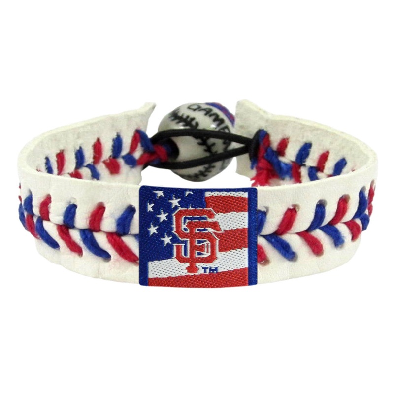 Gamewear San Francisco Giants Stars and Stripes Baseball Bracelet