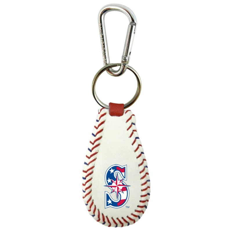 Gamewear Seattle Mariners Classic Stars and Stripes Baseball Keychain